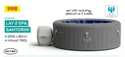 Euroshop Lay-Z-Spa Santorini aanbieding