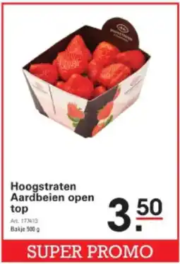 Sligro Hoogstraten Aardbeien open top aanbieding