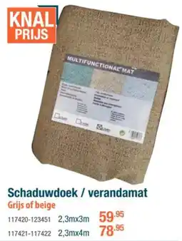 Cevo Schaduwdoek / verandamat aanbieding