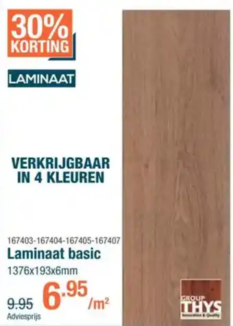 Cevo Laminaat Basic aanbieding