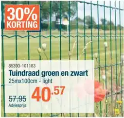 Cevo Tuindraad groen en zwart aanbieding