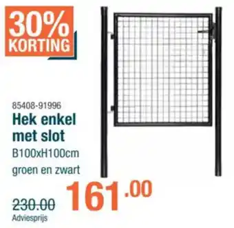 Cevo Hek enkel met slot aanbieding