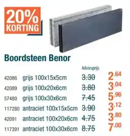 Cevo Boordsteen Benor aanbieding