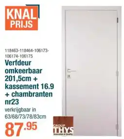 Cevo Verfdeur omkeerbaar + kassement + chambranten nr23 aanbieding