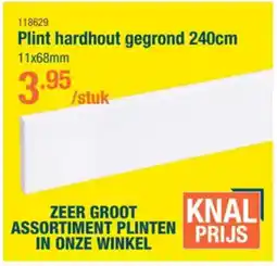 Cevo Plint hardhout gegrond aanbieding