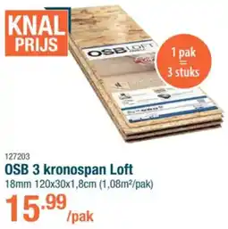 Cevo OSB 3 kronospan Loft aanbieding