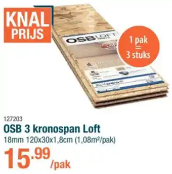 Cevo OSB 3 kronospan Loft aanbieding