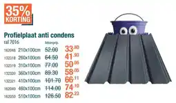 Cevo Profielplaat anti condens aanbieding