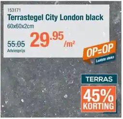 Cevo Terrastegel City London black aanbieding