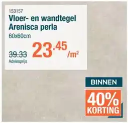 Cevo Vloer en wandtegel Arenisca perla aanbieding