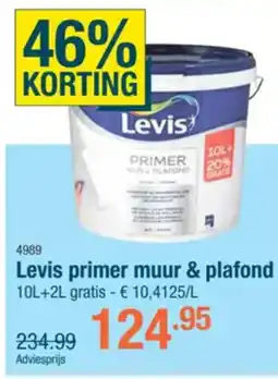 Cevo Levis primer muur & plafond aanbieding