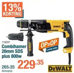 Cevo Dewalt Combihamer SDS plus aanbieding