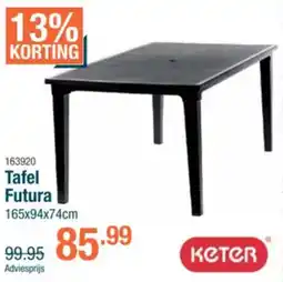Cevo Keter Tafel Futura aanbieding