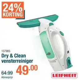 Cevo Leifheit Dry & Clean vensterreiniger aanbieding