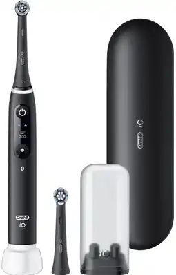 Coolblue Oral-B iO 6N Zwart + extra iO Gentle Care opzetborstel aanbieding