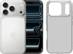 Coolblue Apple iPhone 17 Pro 256 Go Argent + BlueBuilt Protective Back Cover Transparent aanbieding