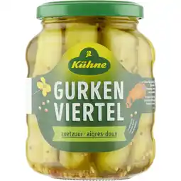 Albert Heijn Kühne Gurken viertel zoetzuur aanbieding