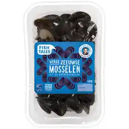 Albert Heijn Fish Tales Verse Zeeuwse mosselen aanbieding