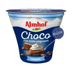 Albert Heijn Almhof Choco met echte slagroom original aanbieding