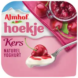 Albert Heijn Almhof Hoekje kers naturel yoghurt aanbieding