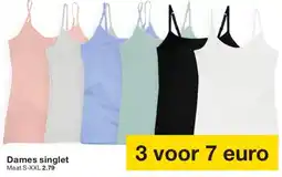 Zeeman Dames singlet aanbieding
