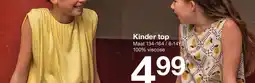 Zeeman Kinder top aanbieding