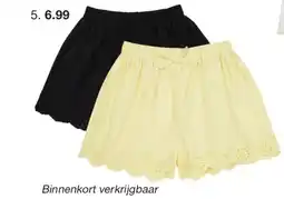 Zeeman Kinder shorts aanbieding