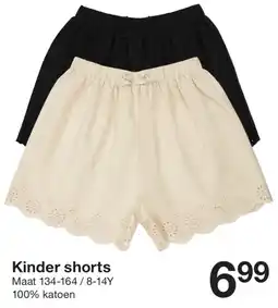 Zeeman Kinder shorts aanbieding