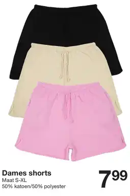 Zeeman Dames shorts aanbieding