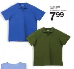 Zeeman Heren polo aanbieding