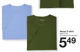 Zeeman Heren T-shirt aanbieding