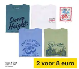 Zeeman Heren T-shirt aanbieding