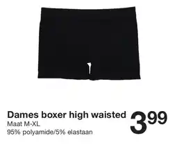 Zeeman Dames boxer high waisted aanbieding