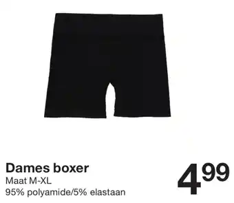 Zeeman Dames boxer aanbieding