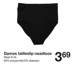 Zeeman Dames tailleslip naadloos aanbieding