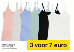 Zeeman Dames singlet aanbieding
