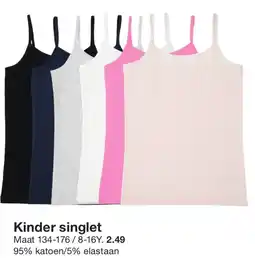 Zeeman Kinder singlet aanbieding