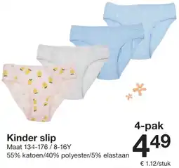Zeeman Kinder slip aanbieding