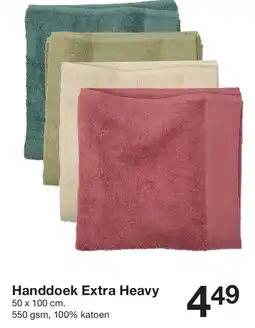 Zeeman Handdoek Extra Heavy aanbieding