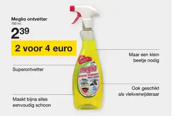 Zeeman Meglio ontvetter aanbieding