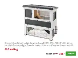 Intratuin Konijnenhok Grand Lodge aanbieding