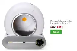 Intratuin Petlux Automatische kattenbak. Type V2. aanbieding