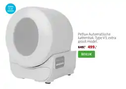 Intratuin Petlux Automatische kattenbak. Type V3, extra groot model. aanbieding