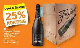 Albert Heijn Freixenet Cordon Negro Cava Brut aanbieding