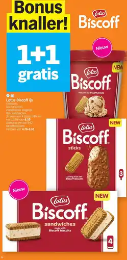 Albert Heijn Lotus Biscoff ijs aanbieding
