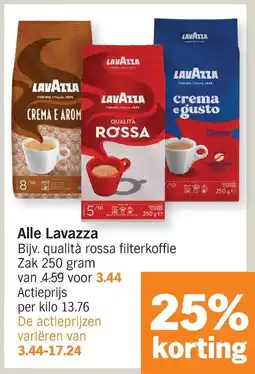 Albert Heijn Alle Lavazza aanbieding