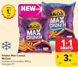 Carrefour Freeten Max Crunch McCain aanbieding