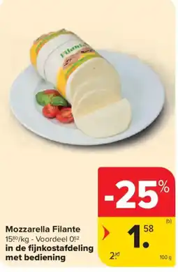 Carrefour Filant Mozzarella Filante aanbieding