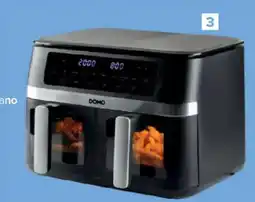 Carrefour Domo elektro dubbele airfryer aanbieding