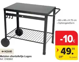 Carrefour Home Metalen dientafeltje Lugos aanbieding